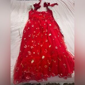 Fairy Tong London Strawberry Sweets Red Princess Dress